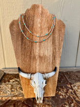 Load image into Gallery viewer, Champagne &amp; Turquoise Chokers
