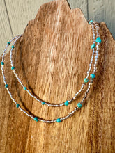 Load image into Gallery viewer, Champagne &amp; Turquoise Chokers
