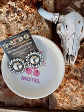 Load image into Gallery viewer, XL Silver Button Stud Earrings
