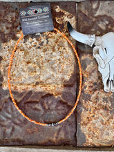 Load image into Gallery viewer, Dainty Orange Spiny Oyster Choker
