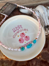Load image into Gallery viewer, Conch Choker With Turquoise Nuggets
