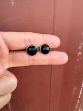 Load image into Gallery viewer, Black Onyx Faceted Stud Earrings
