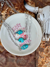 Load image into Gallery viewer, XL Kingman Turquoise Nugget Bar Chokers
