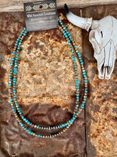 Load image into Gallery viewer, Turquoise Mohave Orange Spiny Oyster Choker
