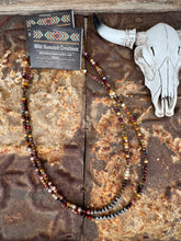 Load image into Gallery viewer, Mookaite Choker With Navajo Pearls
