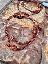 Load image into Gallery viewer, Leather Barbed Wire Bracelets

