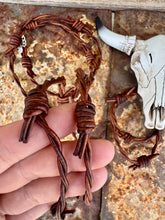 Load image into Gallery viewer, Leather Barbed Wire Bracelets
