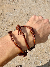 Load image into Gallery viewer, Leather Barbed Wire Bracelets
