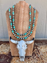 Load image into Gallery viewer, Long Statement 10MM Navajo Desert Pearl Statement Necklace
