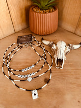 Load image into Gallery viewer, Cowgirl Poker Seed Bead Chokers
