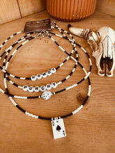 Load image into Gallery viewer, Cowgirl Poker Seed Bead Chokers
