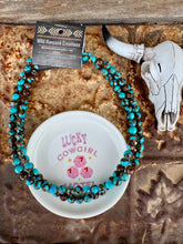Load image into Gallery viewer, Turquoise Magnesite With Copper Hematite
