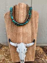 Load image into Gallery viewer, Turquoise Magnesite With Copper Hematite
