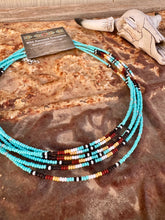 Load image into Gallery viewer, Goin South Seed Bead Choker
