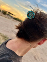 Load image into Gallery viewer, Turquoise Cluster Hair Stick

