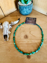 Load image into Gallery viewer, Green Turquoise Nugget Choker
