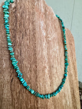 Load image into Gallery viewer, Genuine Turquoise Chip Necklace
