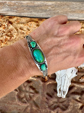 Load image into Gallery viewer, Emerald Valley Turquoise Cuff
