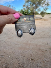 Load image into Gallery viewer, Medium Concho Stud Earrings
