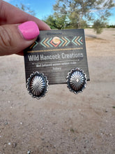 Load image into Gallery viewer, Medium Concho Stud Earrings
