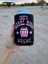 Load image into Gallery viewer, Faster Horses Expensive Habits &amp; She's Barrel Broke Can Cooler
