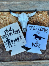 Load image into Gallery viewer, That's My Cows &amp; Free Loper  Can Cooler
