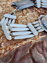 Load image into Gallery viewer, Bone Choker With Large Sterling Concho
