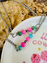 Load image into Gallery viewer, Turquoise Navajo Pearl Bar Choker
