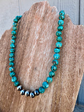 Load image into Gallery viewer, 10MM Composite Turquoise With Navajo Pearls
