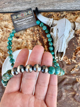 Load image into Gallery viewer, 10MM Composite Turquoise With Navajo Pearls
