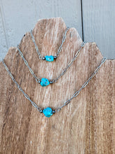 Load image into Gallery viewer, Kingman Turquoise Nugget Bar Chokers
