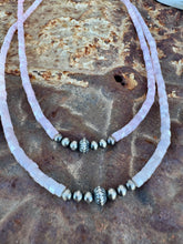 Load image into Gallery viewer, Pink Shell Necklace With Navajo Pearls
