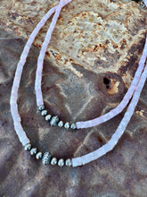 Load image into Gallery viewer, Pink Shell Necklace With Navajo Pearls
