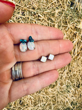Load image into Gallery viewer, Sterling Silver Opal Stud Earrings
