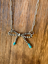 Load image into Gallery viewer, Navajo Pearl Mini Bow Tie Choker
