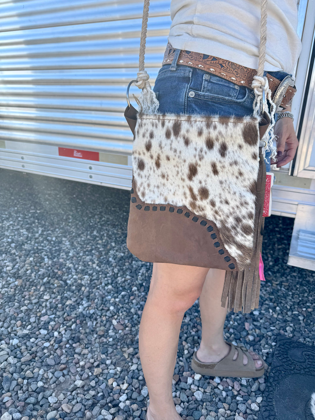 4 Of Hearts Cowhide Purse