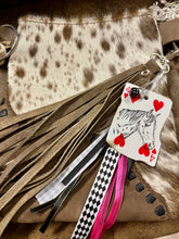 Load image into Gallery viewer, 4 Of Hearts Cowhide Purse
