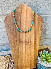Load image into Gallery viewer, Navajo Pearl Choker With Vibrant Turquoise &amp; Orange Spiny Oyster
