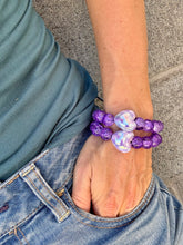 Load image into Gallery viewer, Checkered Bubble Heart Bracelet
