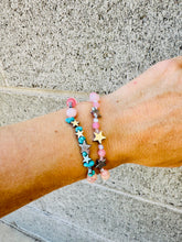 Load image into Gallery viewer, Rose Quartz &amp; Turquoise Bracelets
