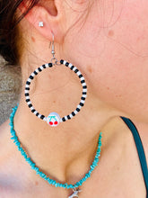 Load image into Gallery viewer, Checkered Hoops/ Cherries or Smiley
