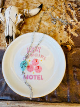 Load image into Gallery viewer, Turquoise Nugget Lariat Necklace
