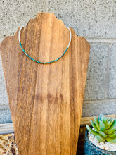 Load image into Gallery viewer, 3MM Turquoise Choker &amp; Navajo Pearls With Seed Beads
