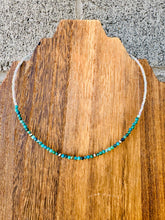 Load image into Gallery viewer, 3MM Turquoise Choker &amp; Navajo Pearls With Seed Beads
