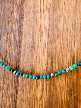 Load image into Gallery viewer, 3MM Turquoise Choker &amp; Navajo Pearls With Seed Beads
