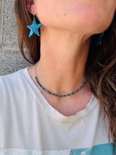 Load image into Gallery viewer, 3MM Turquoise Choker &amp; Navajo Pearls With Seed Beads
