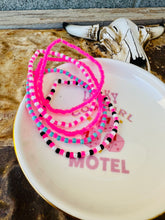 Load image into Gallery viewer, Frosty Neon Pink Bracelet
