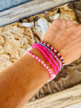 Load image into Gallery viewer, Frosty Neon Pink Bracelet
