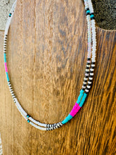 Load image into Gallery viewer, 90s Neon Seed Bead Choker
