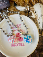 Load image into Gallery viewer, Checkered Heart Necklace
